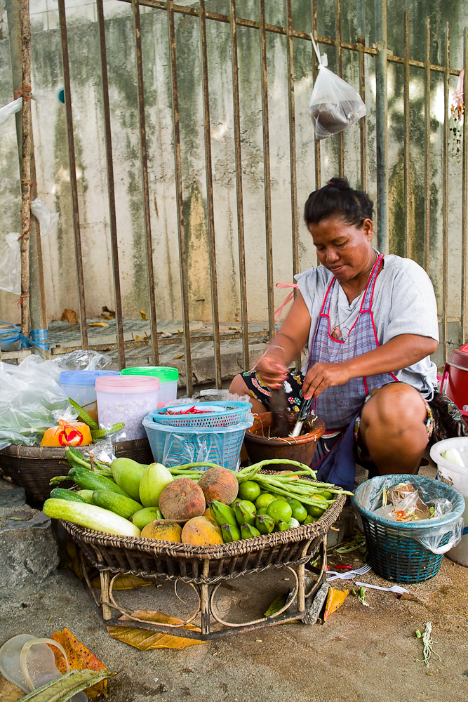 Somtam seller