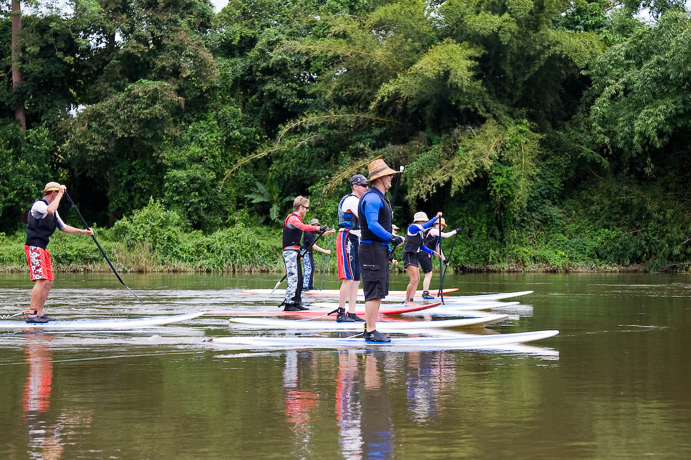 Sunday SUP on the river Kwai
