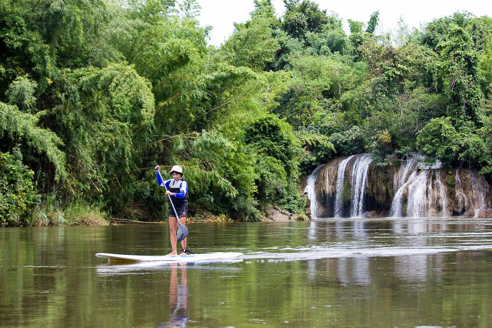 Sunday SUP on the river Kwai