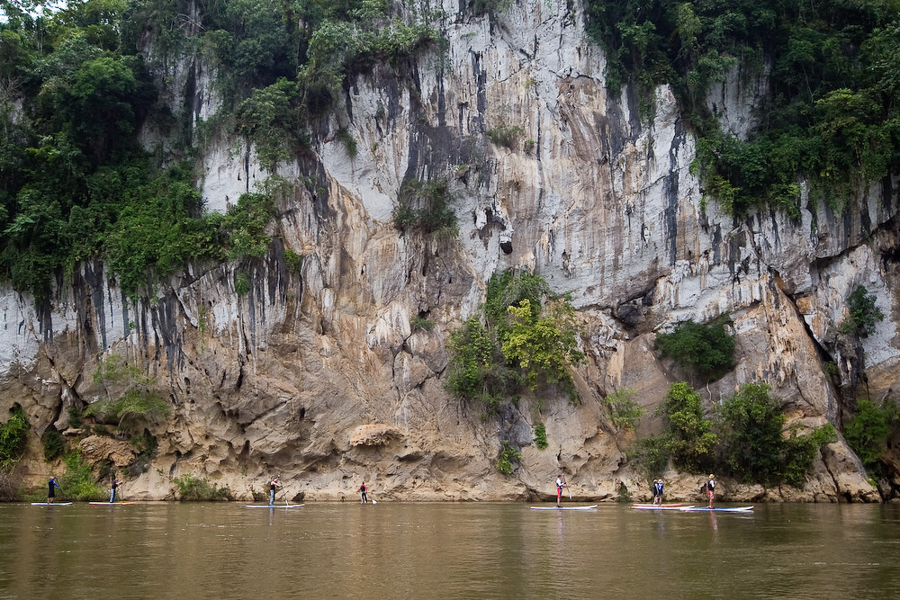Sunday SUP on the river Kwai