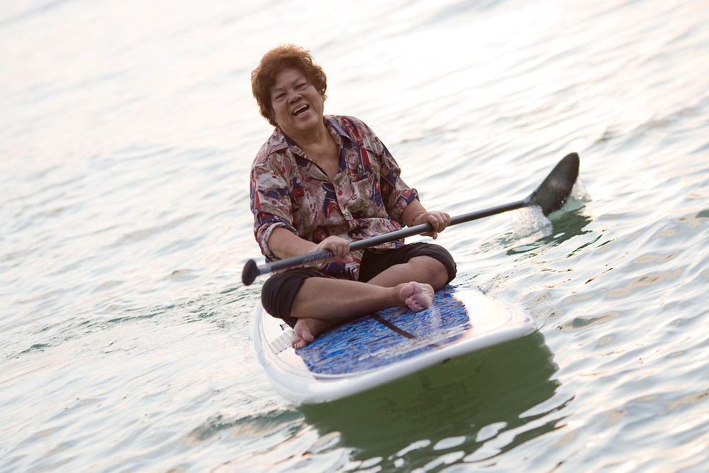 Paddling Grannie