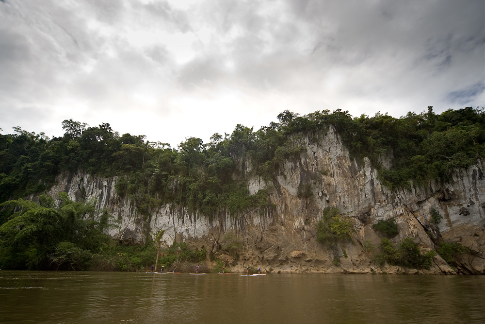 Sunday SUP on the river Kwai