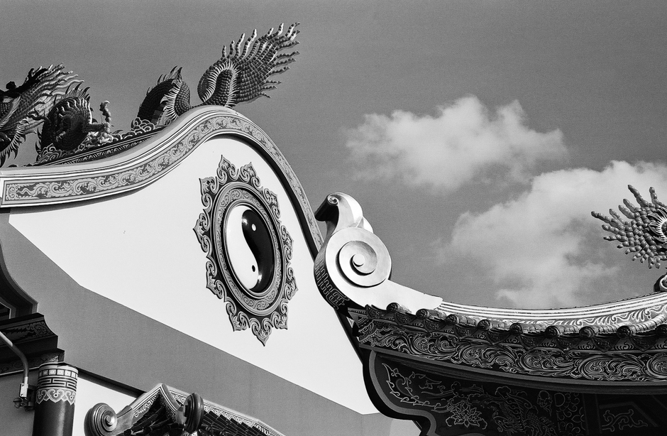 Chinese temple roof